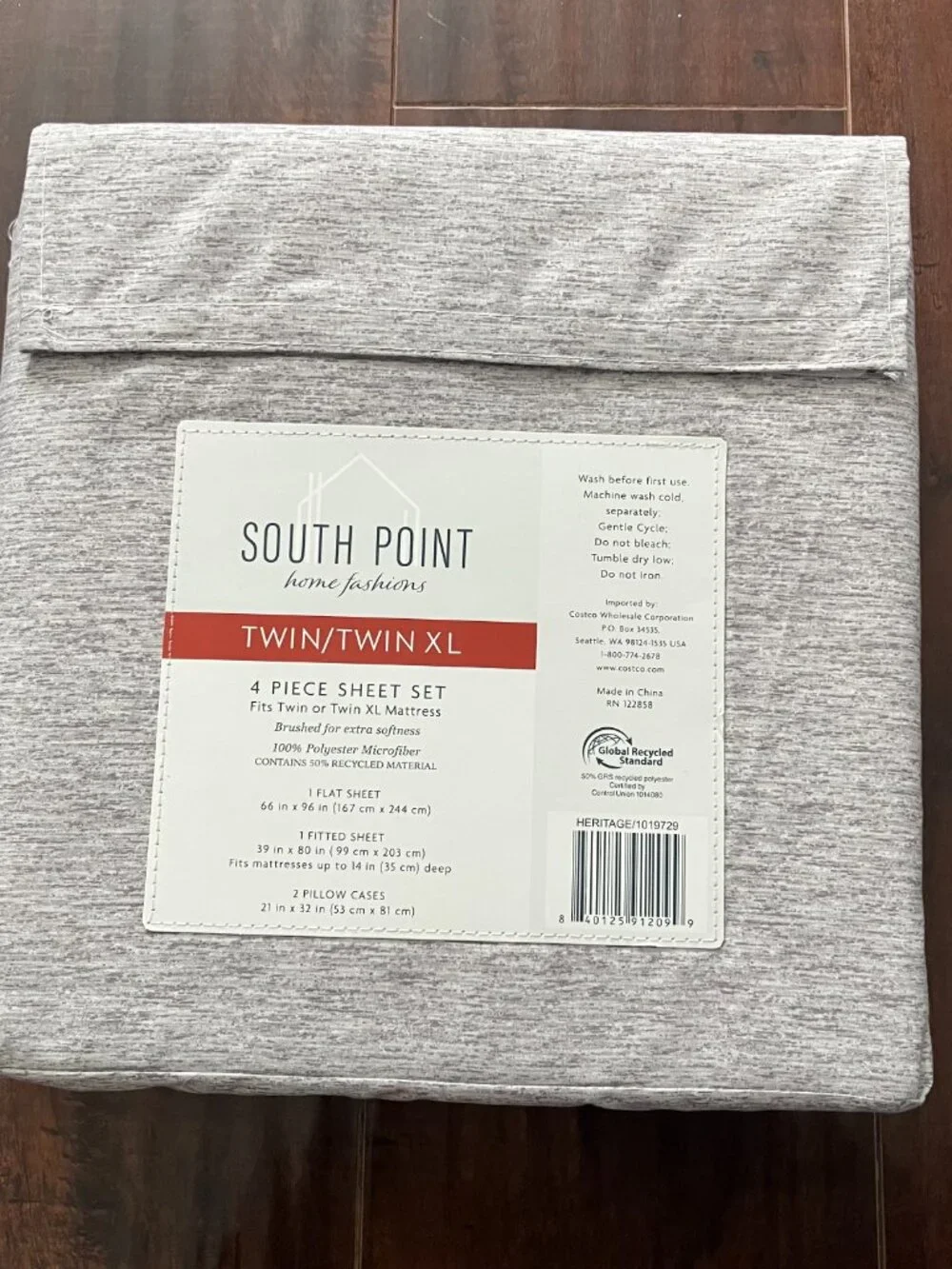 2 *NEW* South Point Home Fashions Microfiber 4-Piece Sheet Set - Twin/Twin XL